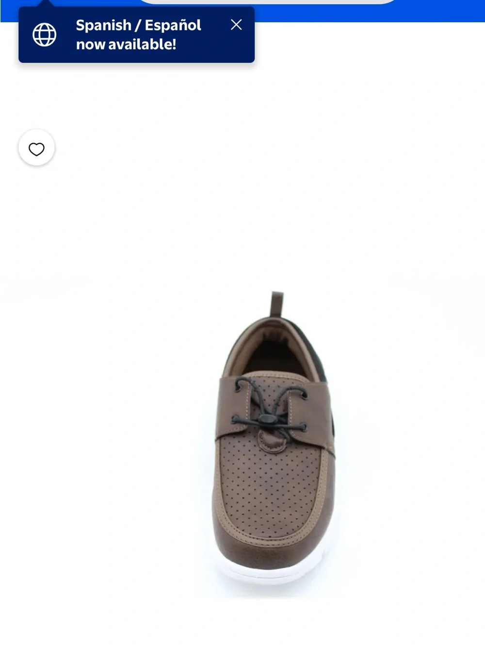 Speedo Men's Perforated Dark Brown Slip-On Loafers